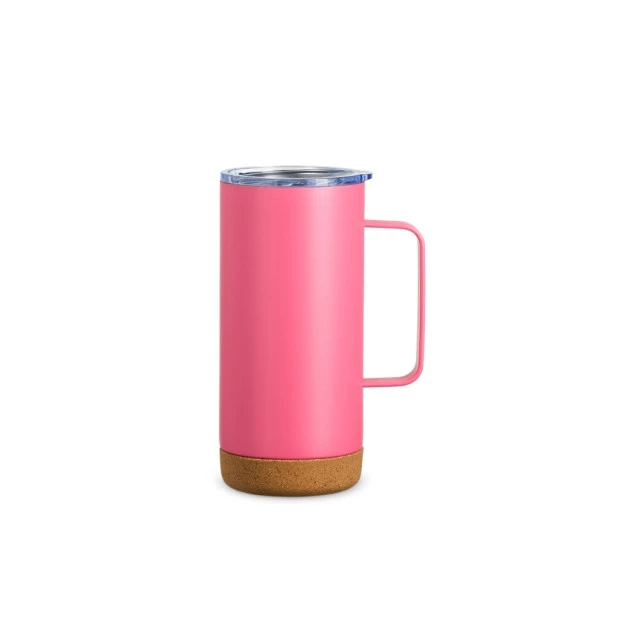 CANECA TÉRMICA COM CORTIÇA DE 500ML