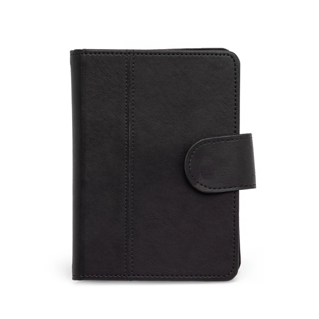 CADERNETA EM COURO SINTÉTICO