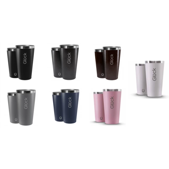 Copo Térmico Gluck Sleek 473ml – Sem Tampa