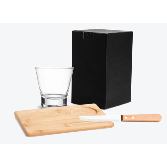 Kit Para Caipirinha Em Bambu – 350ml - 3 Peças