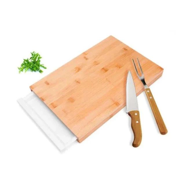 CONJ. P / COZINHA EM BAMBU / MADEIRA / INOX / POLIPROPILENO - 4 PÇS