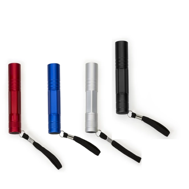 Mini Lanterna Alumínio com Cordão e Led