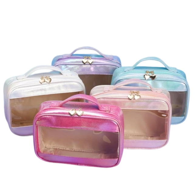 Necessaire Sintética Holográfica Impermeável