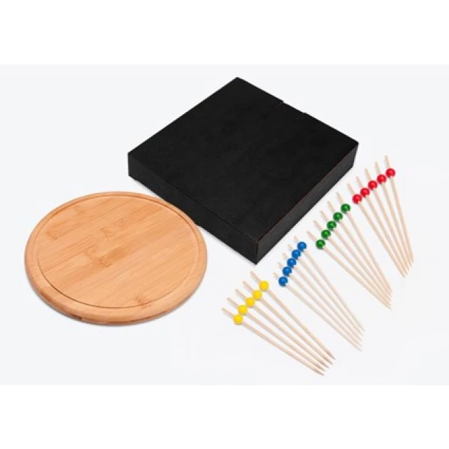 Kit para Petiscos em Bambu Utility - 21 Peças