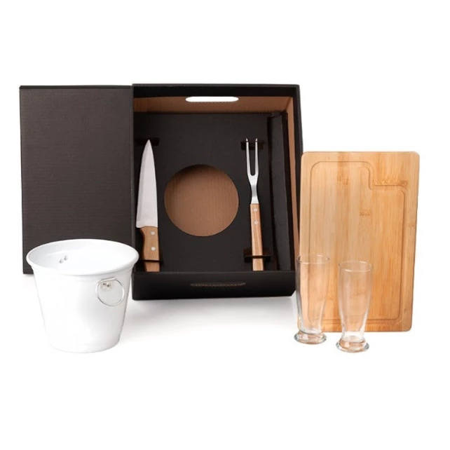 Kit Para Churrasco Com Balde - 6 Pçs