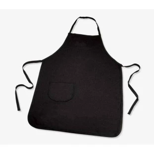 Avental com Bolso em Brim Preto