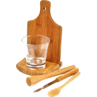 Kit Caipirinha em Bambu Ibiza 6 peças