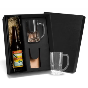 Jogo de Canecas de Vidro para Cerveja 340ml - 2 Peças 