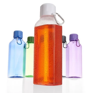 Squeeze Plástico Com Mosquetão Colorido 730ml