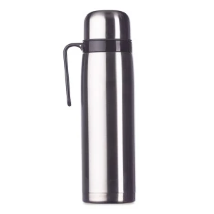 Garrafa Térmica Aço Inox Com Alça 1 Litro
