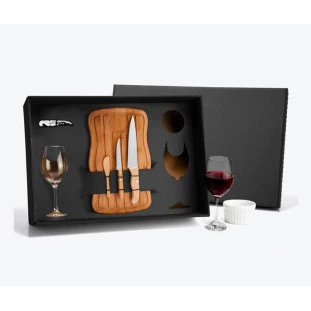 Kit Petisco, Cozinha e Vinho - 8 Peças