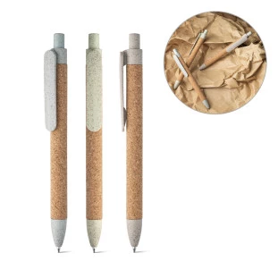 Caneta Esferográfica em Cortiça e Fibra de Trigo GOYA