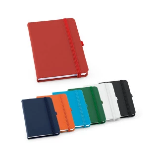Caderno Capa Dura Em Tecido Sintético Tipo Couro A6 ATWOOD.