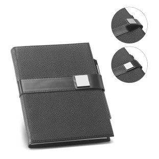 Caderno Tecido Sintético Tipo Couro EMPIRE