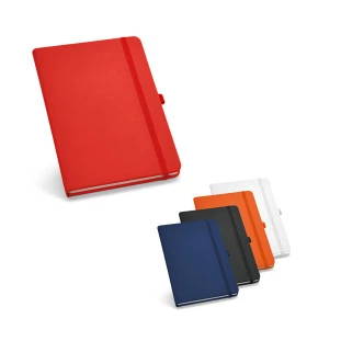 Caderno Capa Dura B6 em Tecido Sintético Tipo Couro ATWOOD 