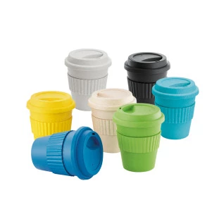 Copo de Viagem em Bambu 380ml CUPPA. 