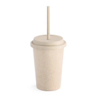 Copo de Viagem em Bambu 450ml VALLEY. 