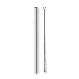 Canudo em Aço Inox com Escova de Limpeza KAHANA WIDE. 