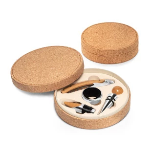 Conjunto para Vinho em Cortiça MORETO