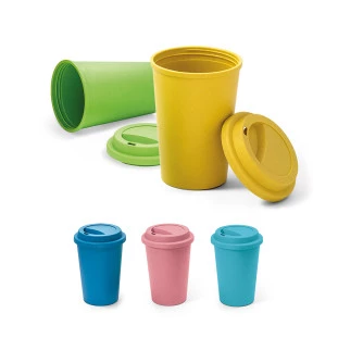 Copo para viagem em Bambu 450ml BACURI. 
