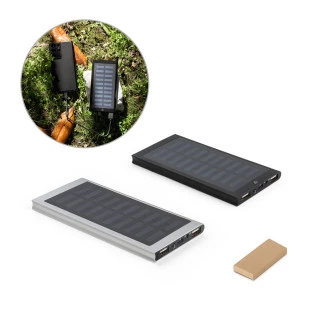 Bateria portátil em alumínio 100% reciclado 8.000 mAh CLERK. 