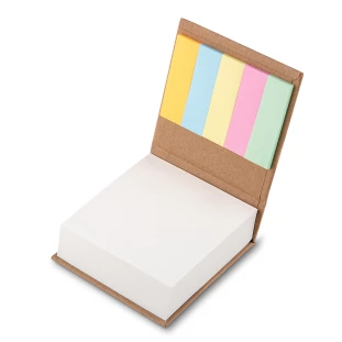 Bloco de Anotações com Adesivos Coloridos