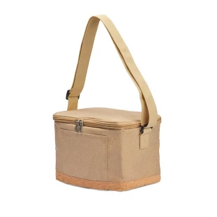 Bolsa Térmica de Poliéster com detalhe em cortiça 7 Litros