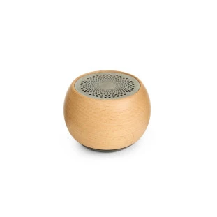 Caixa de Som em madeira Bluetooth TWS