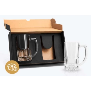 Conjunto de Canecas em Vidro para Chopp 340ml