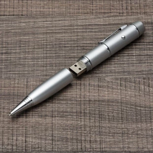 Caneta Pen Drive 4GB e Laser 007V1