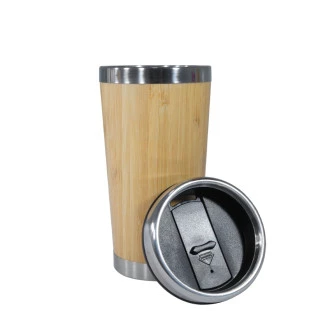Copo em Bambu com Tampa 500ml 