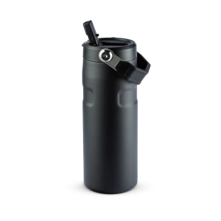 Garrafa Térmica Aerolight Flip Straw Black | 473ml