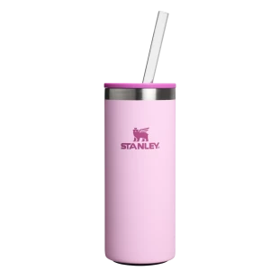 Can Cooler Slim com canudo Cherry Blossom | 296ML