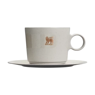 Caneca Daybreak Cappuccino com Pires Ash Bronze | 192ML
