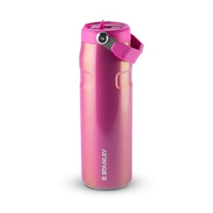 Garrafa Térmica Aerolight Flip Straw Stanley Dazzle Pink Shimmer | 710ML