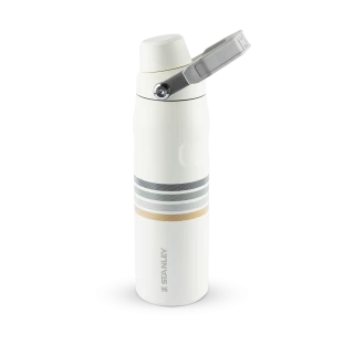 Garrafa Térmica Aerolight Fast Flow Varsity Cream Ash Stripes | 710ml