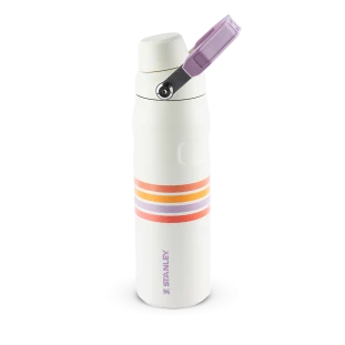 Garrafa Térmica Aerolight Fast Flow Varsity Cream Lilac Stripes | 710ml