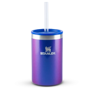 Can Cooler com canudo Stanley Sapphire Shimmer | 296ML