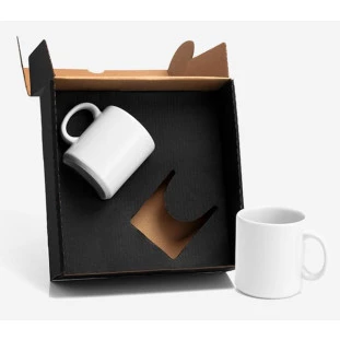 Kit Canecas em Cerâmica Branca 270ml
