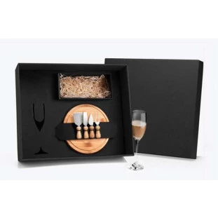 Kit Queijo E Champagne / Espumante– 6 Peças