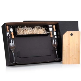 Kit Queijo e Champagne / Espumante- 7 Pçs