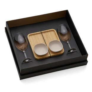 Kit para Petisco, Patê e Vinho - 5 Pçs