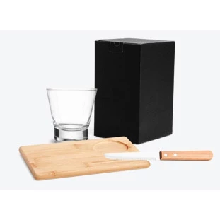 Kit Para Caipirinha Em Bambu – 350ml - 3 Peças