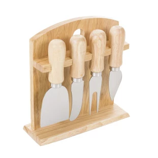 Kit para Queijo com Suporte - 5 Peças