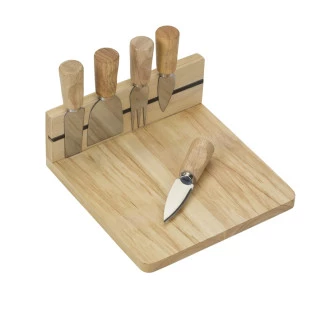 Kit para Queijo em Bambu - 6 Peças