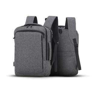 Mochila Pasta para Notebook com USB em Poliéster.