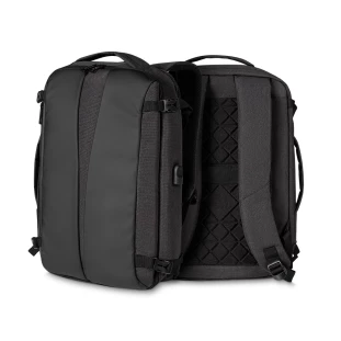Mochila Pasta para Notebook com USB em Poliéster.