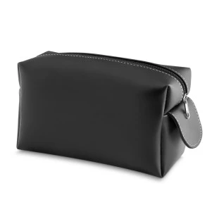 Necessaire de Tecido Sintético Tipo Couro
