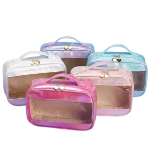 Necessaire Sintética Holográfica Impermeável