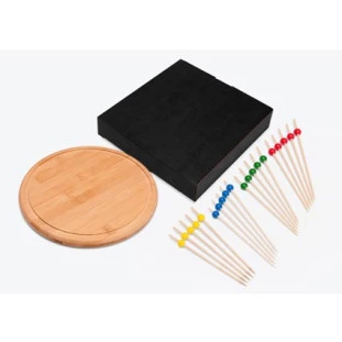 Kit para Petiscos em Bambu Utility - 21 Peças